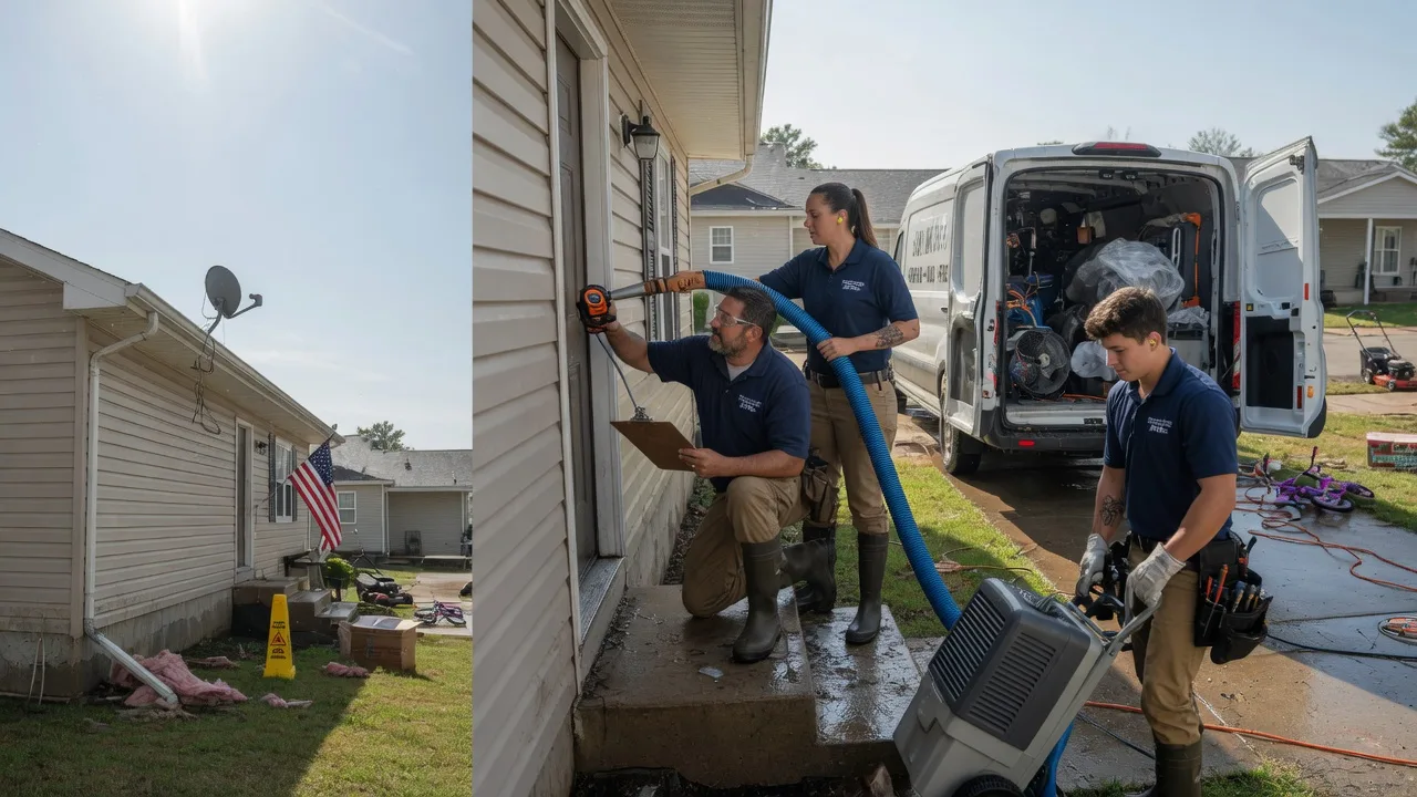 Ceiling Water Damage Restoration in Arlington, KS near me